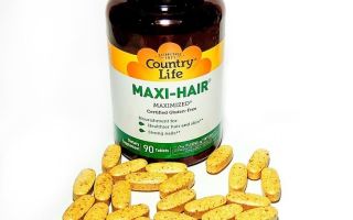 Vitamines Maxi Hair: composition, instructions, avis
