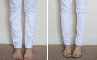 Cómo estrechar los jeans en la parte inferior en casa: en una máquina de coser y sin coser