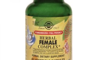 Solgar Herbal Complex สำหรับผู้หญิง: บทวิจารณ์และคำแนะนำ