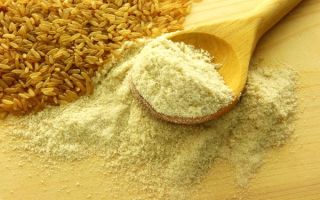 ¿Por qué es útil la harina de arroz?