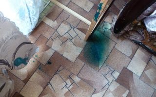 Kaip nuvalyti briliantinę žalą nuo kilimo