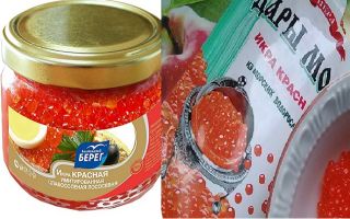 Ginaya ang pulang caviar: mga benepisyo at pinsala
