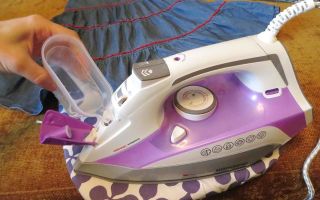 How to clean an iron with vinegar: inside and outside