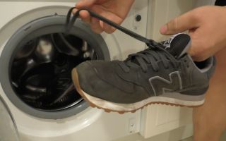 Waschen von Turnschuhen in einer Waschmaschine: Waschregeln