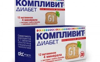 Vitamíny pre pacientov s diabetes mellitus: recenzie, zloženie